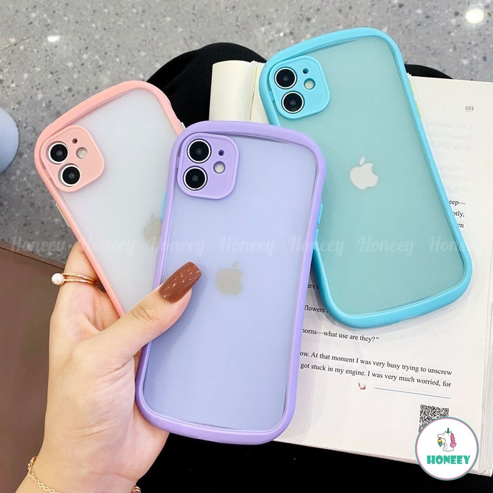 Candy Color Small Wrist Camera Lens Protector Matte Soft TPU Case for IPhone 11 Pro Max X Xs Max XR 8 7 Plus SE | BigBuy360 - bigbuy360.vn