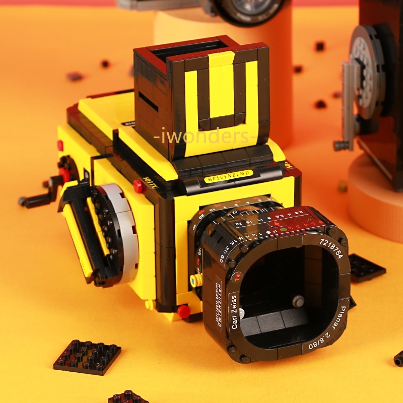 Đồ Chơi Mô Hình Máy Ảnh MOC Dễ Thương Cổ Điển Độc Đáo Cho Bé DIY Kids education toys