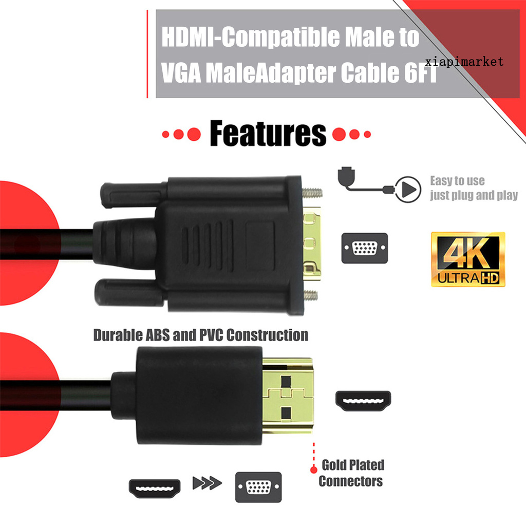 Cáp Chuyển Đổi Hdmi-Compatible Cho Máy Tính