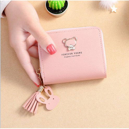 VÍ NỮ CẦM TAY FROM KOREA SIÊU CẤP CHÚ GẤU V248 HOT TREND 2019 | BigBuy360 - bigbuy360.vn