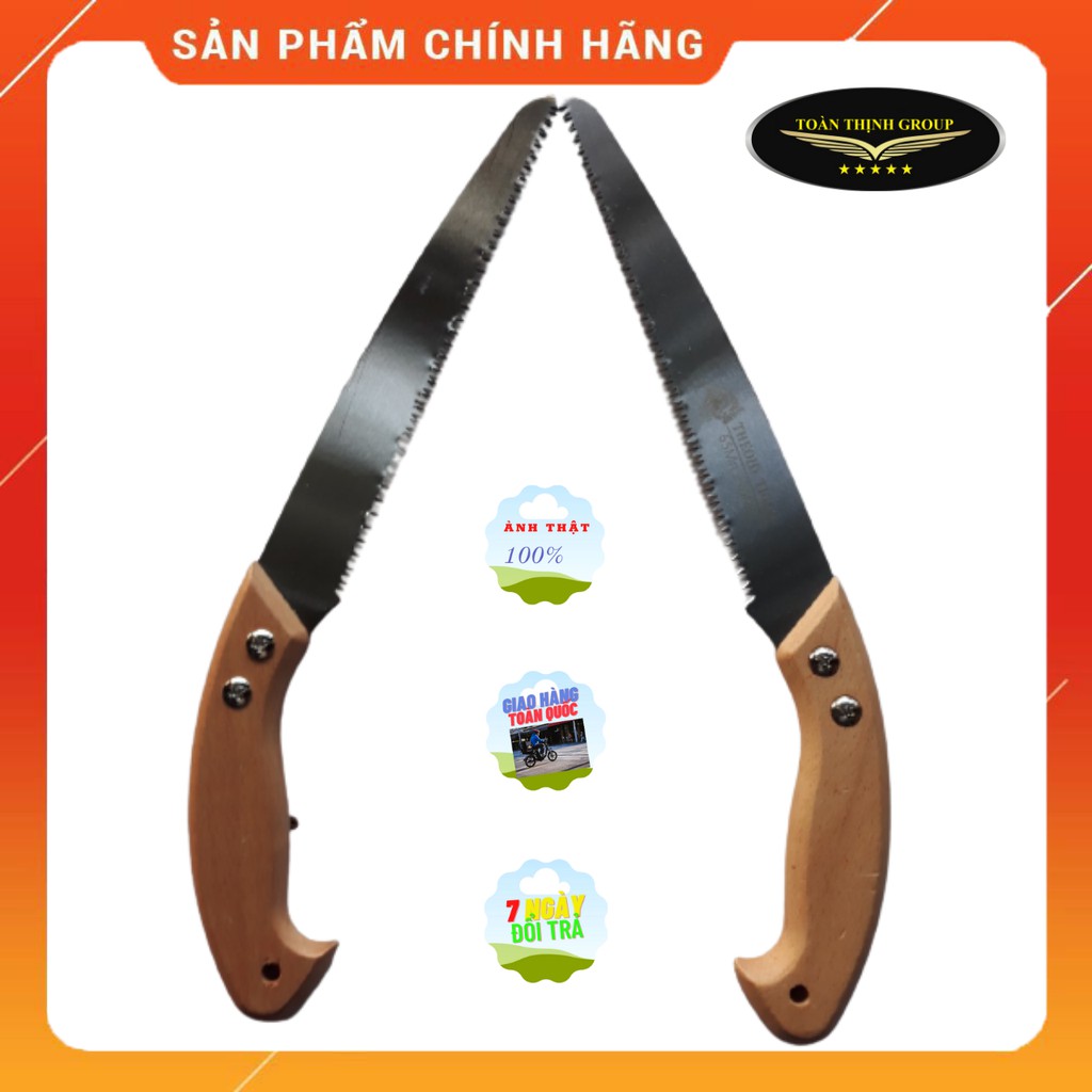 Cưa Gỗ Cầm Tay Hiệu TIGER 270mm Cán Gỗ, Cưa Gỗ Lưỡi Thép - Lưỡi Hợp Kim Siêu Bén