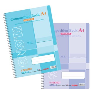 Sổ lò xo Klong Composition Book - 320 trang;MS 382M - sỉ ib