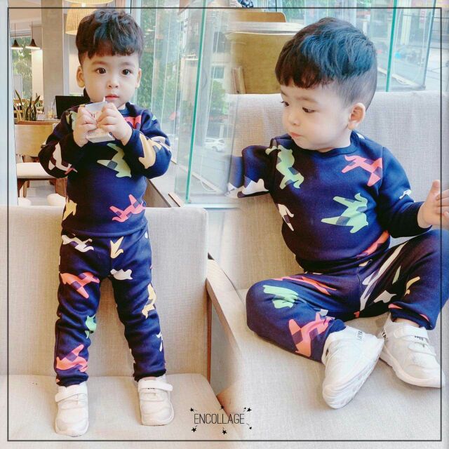 CHỌN MÀU Bộ nỉ lông cho bé (11_23kg)