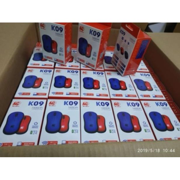 Chuột không dây cao cấp VINAGEAR K09 - Công tắc bật/tắt