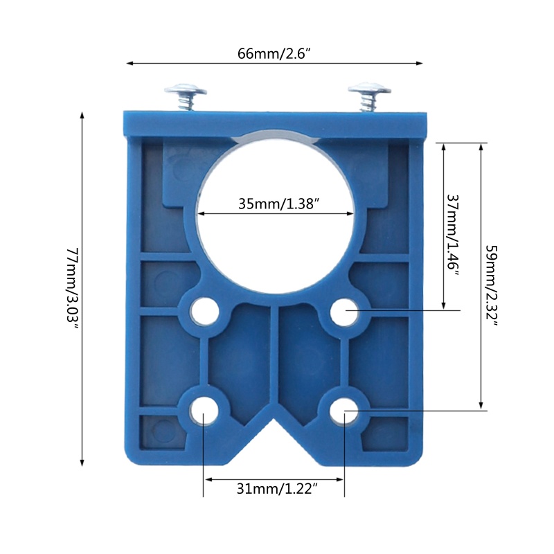 Bộ Phụ Kiện Định Vị Mũi Khoan Chuyên Dụng 35mm