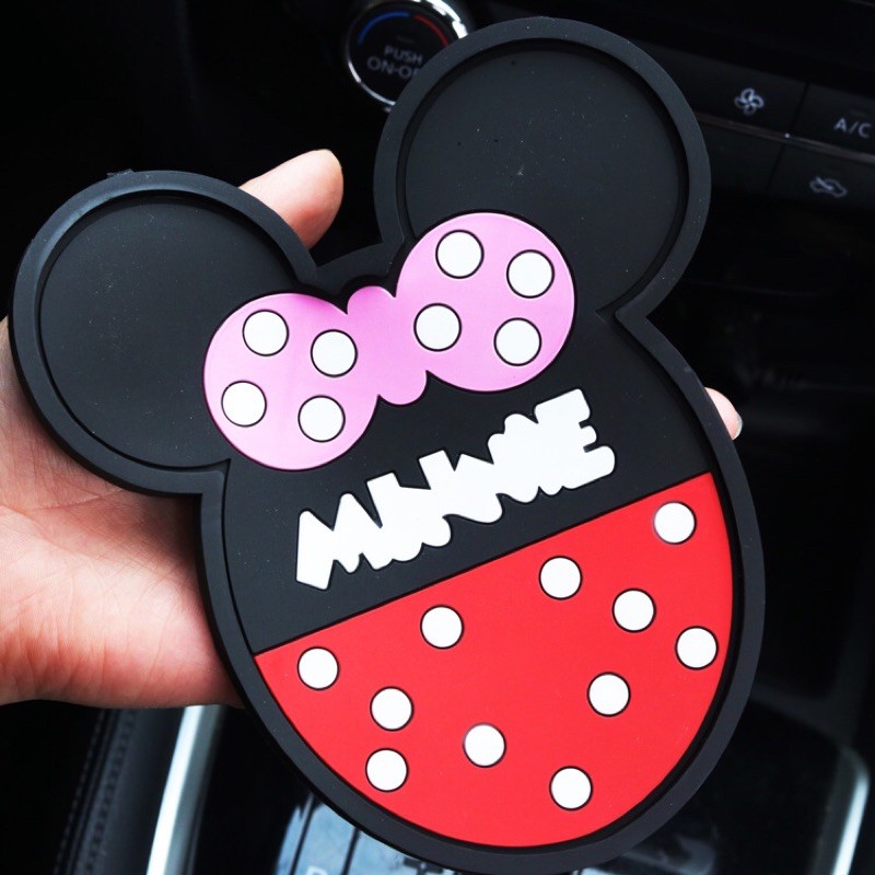 Đế Lót Chống Trượt Chuột Micky Trang Trí Taplo Oto Phụ Kiện Trang Trí Xe Hơi Cực Dễ Thương