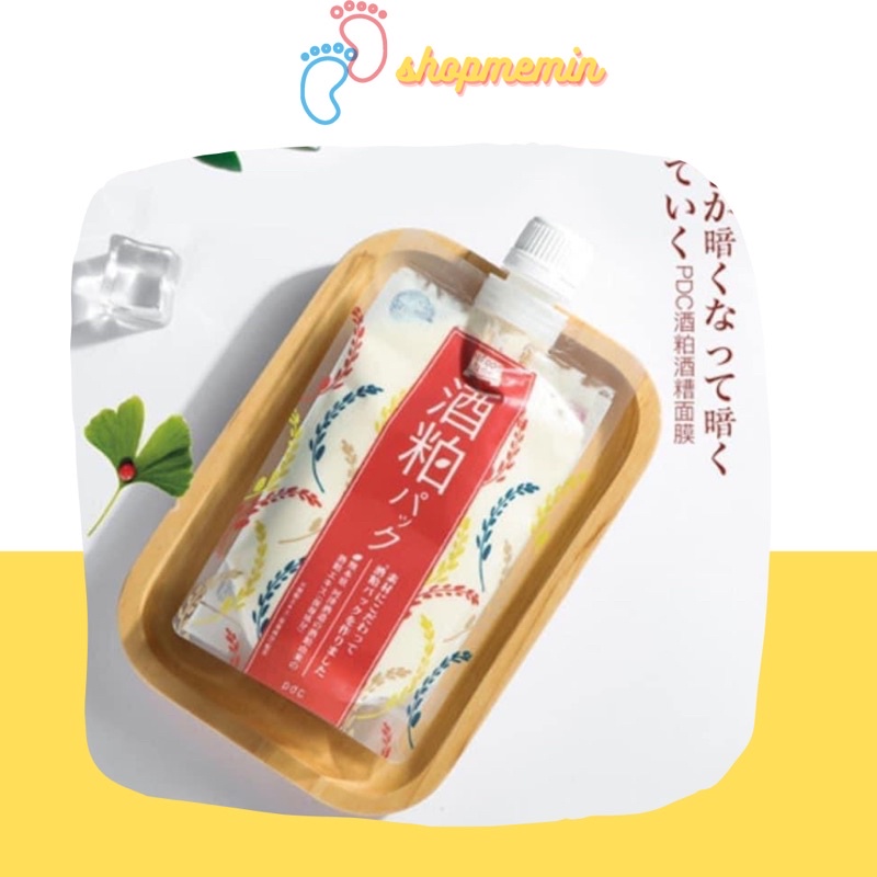 Mặt nạ bã rượu Sake Nhật Bản pdc wafood made pack SHOP MẸ MIN