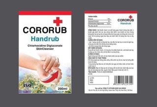 Nước rửa tay Cororub