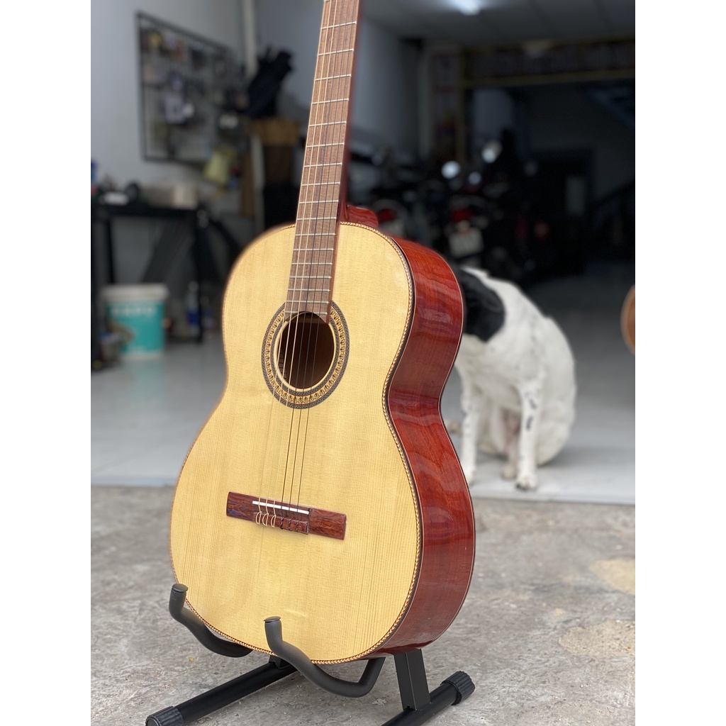 Đàn Guitar Classic Gỗ Hồng Đào Nguyên Tấm Có Ty STC3 - bảo hành 48 tháng