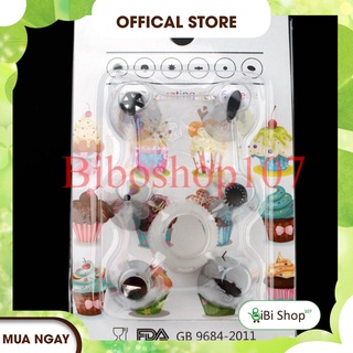 💥💧 🎶Bộ 6 đui cơ bản inox kèm chốt🎶
