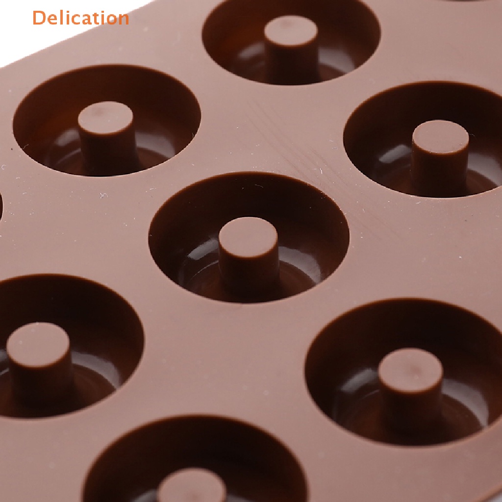Khuôn Silicone Làm Bánh Donut 15 Ngăn 3D Cho Nhà Bếp