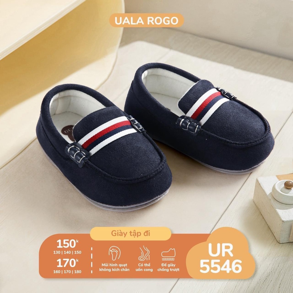 Giày tập đi đủ kiểu dáng Ualarogo chất cotton cho bé 130/140/150