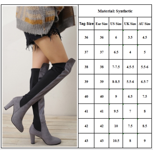 Giày bốt cổ cao qua gối phong cách gợi cảm cho nữ | BigBuy360 - bigbuy360.vn