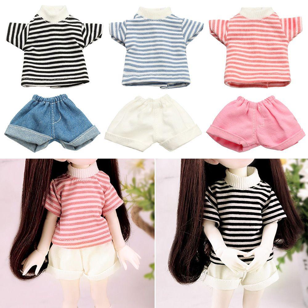 Set Áo Thun Và Quần Jeans Cho Búp Bê BJD 11.5 &quot;1 / 6