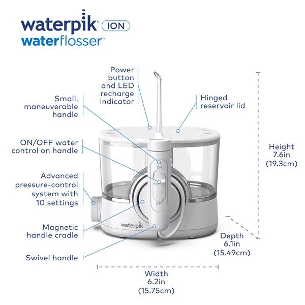 MÁY TĂM NƯỚC KHÔNG DÂY WATERPIK ION CORDLESS WATER FLOSSER