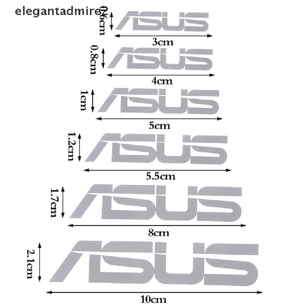 Miếng Dán Logo Bằng Kim Loại Trang Trí Laptop Asus