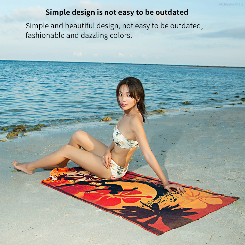 Khăn Tắm Thấm Hút Nhanh Chất Liệu Polyester Cho Người Lớn Và Trẻ Em Htt01 | BigBuy360 - bigbuy360.vn