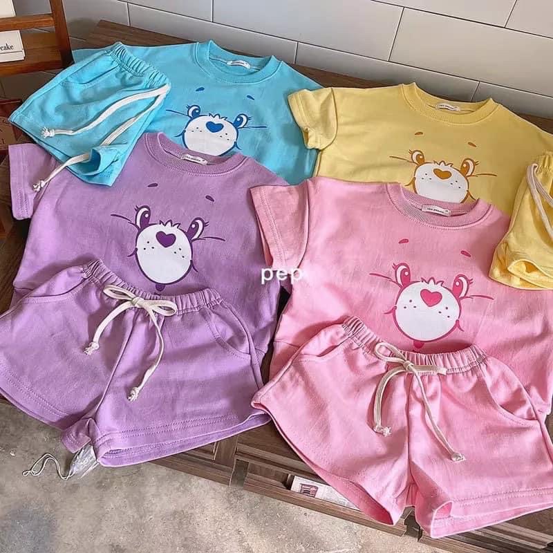 Lyvyshop - Bộ quần áo cộc tay siêu dễ thương cho bé trai, bé gái 09-28kg (giá 01 bộ)