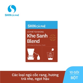 Shin cà phê - khe sanh blend cà phê túi nhúng đặc sản hộp 10 gói