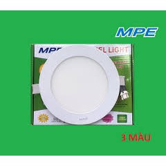 Đèn Led âm Trần 9W Tròn MPE RPL-6W, 9W, 12W 3 Màu HÀNG CHÍNH HẢNG- BẢO HÀNH ĐỔI MỚI 2 NĂM