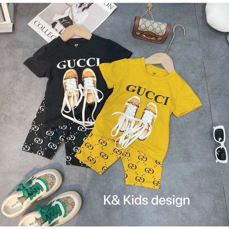 Bộ cộc dây giầy cho bé gái 2-13 tuổi chất cotton mát