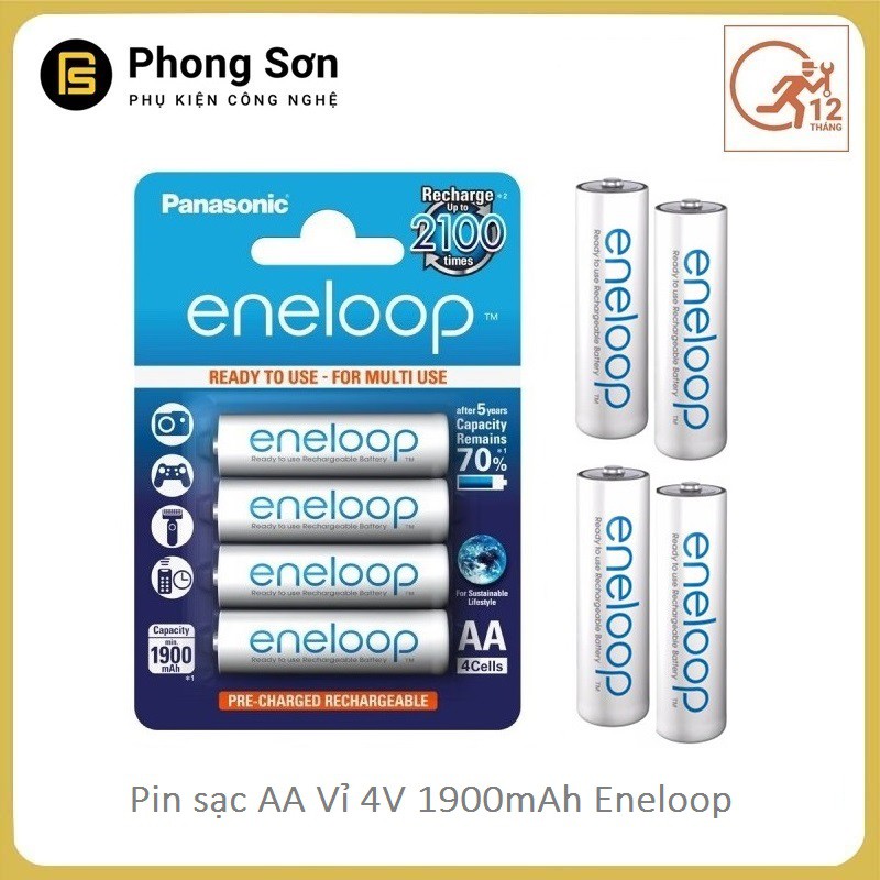 Pin AA Panasonic Eneloop 1900 mAh