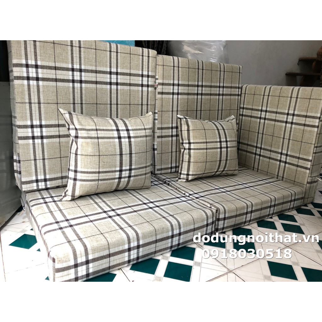 Bộ nệm ngồi sofa gỗ 150x50x10cm