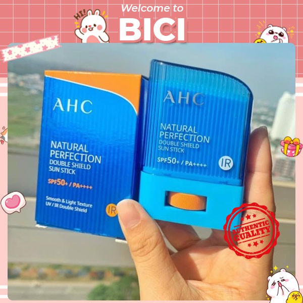 Kem Chống Nắng Dạng Lăn AHC Natural Perfection Double Shield Sun Stick SPF50+ PA++++ - 14g