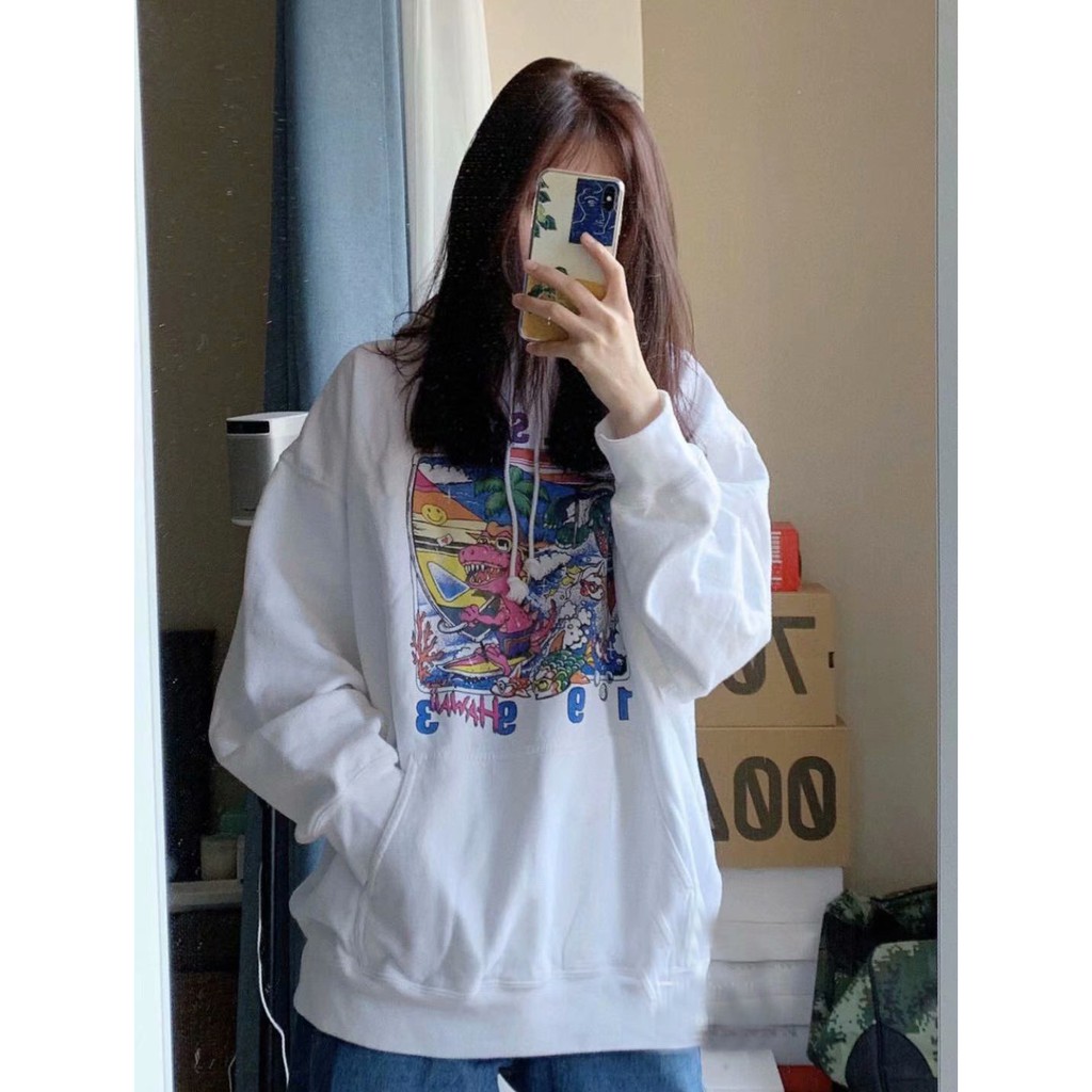 Áo Hoodie Nữ Lisa oversize phong cách hàn quốc