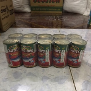 Cá hộp Sardines lốc 10 hộp
