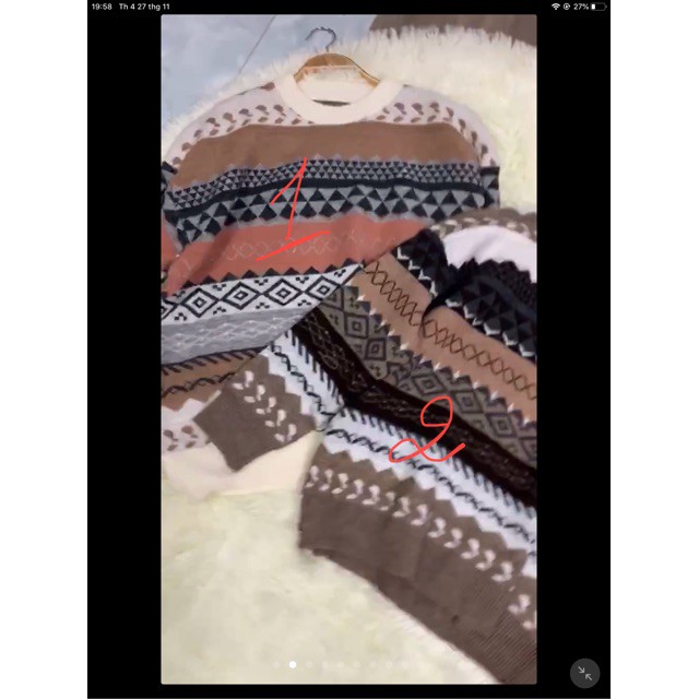 HOT -  Áo len thổ Cẩm hàn quốc - TKTT | BigBuy360 - bigbuy360.vn