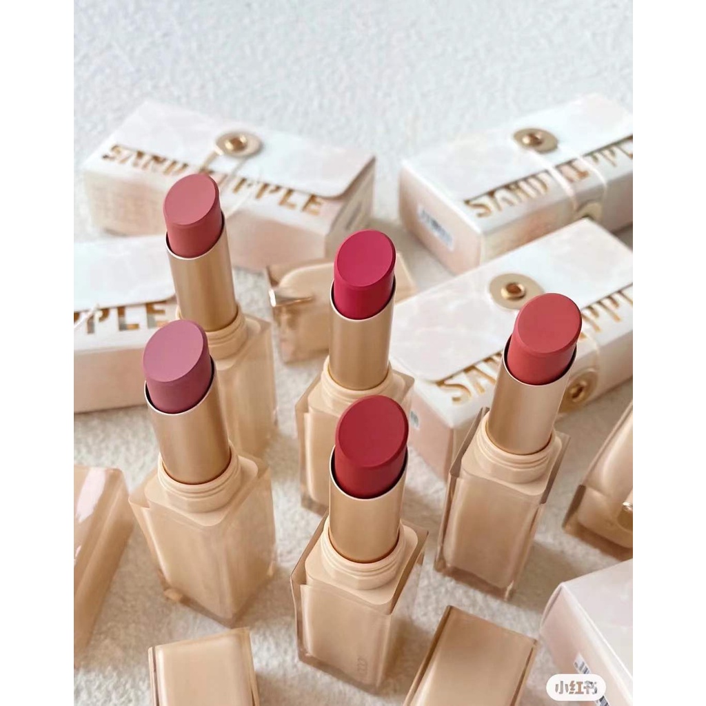 Joocyee Son kem lì mịn trang điểm mượt nhẹ dưỡng ẩm lâu trôi tự nhiên không phai nhiều màu tùy chọn red pink orange Son kem lipstick