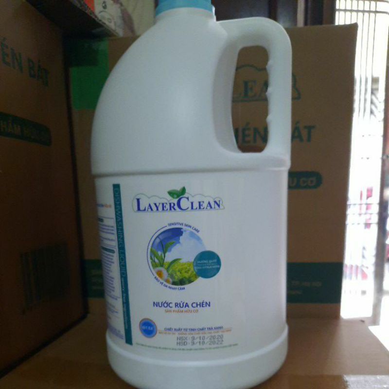 Nước rửa chén bát hữu cơ LayerClean hương Quýt 5l