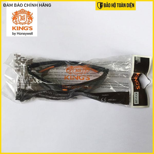 (Tặng khăn lau) Kính bảo hộ chống tia UV Kings KY 312 | Kính chống bụi, chống gió, kính chống tia UV dùng chạy xe