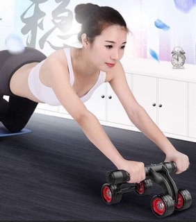 Con lăn tập bụng 4 bánh