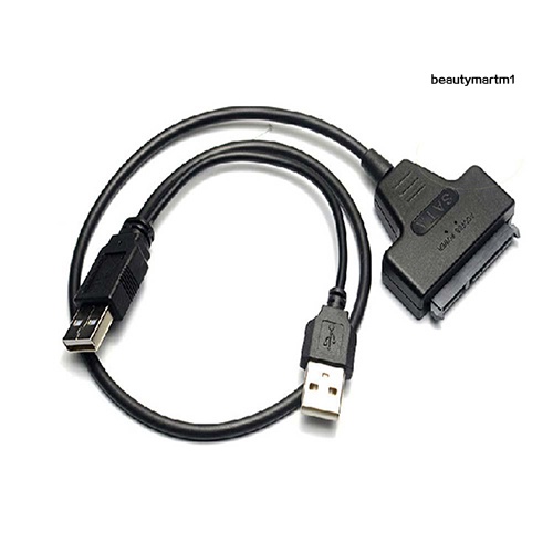 Cáp Chuyển Đổi Usb 2.0 Sang 2.5inch 22 7 + 15 Ata Sata 2.0 Hdd / Ssd | BigBuy360 - bigbuy360.vn