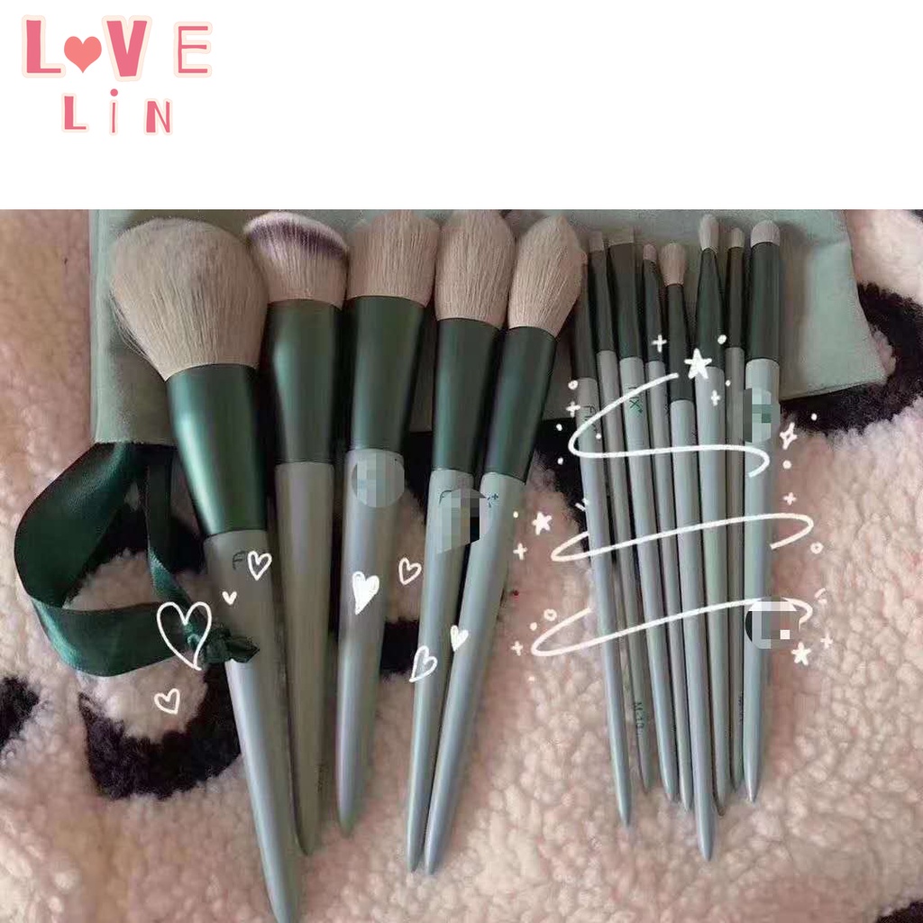 Bộ 13 Cọ Trang Điểm Kèm Túi Đựng Chất Lượng Cao