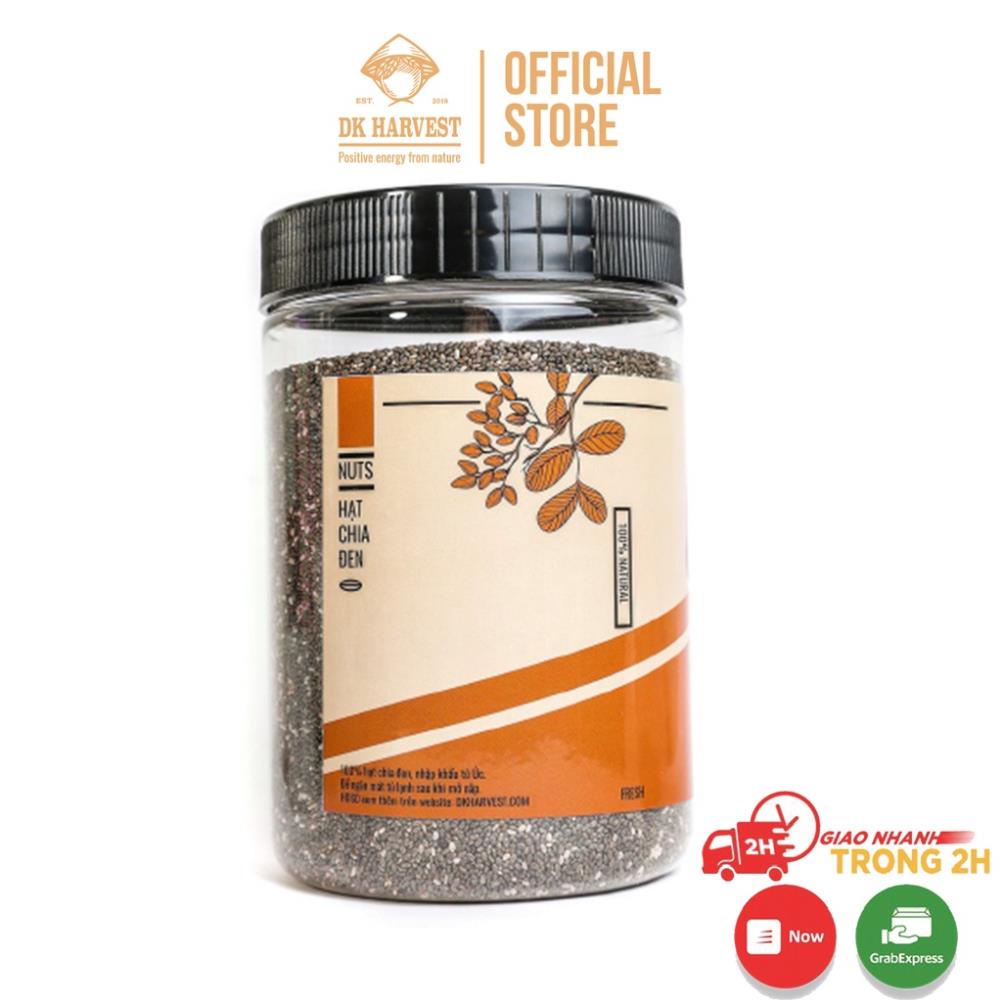 Hạt chia đen Organic DK Harvest nhập khẩu ÚC - 300g, 500g, 1kg