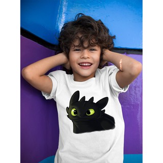 Áo thun trẻ em cotton in hình Chú rồng Răng Súng - cao cấp