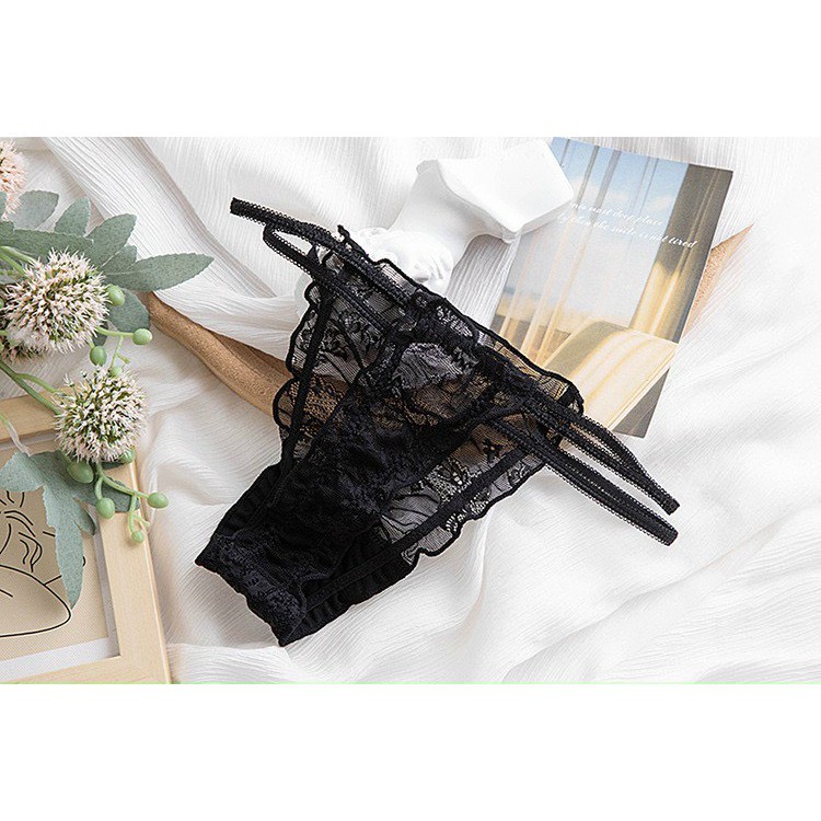 Quần Lót Lọt Khe - Quần Lót Ren Sexy nữ lọt khe thiết kế dây hai mảnh gợi cảm sexy mã 057