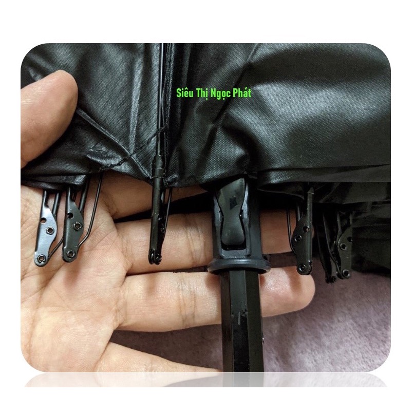 Ô/ dù đi mưa 2 LỚP, GẤP GỌN che nắng cao cấp_CỠ LỚN_10 nan thép xuất Nhật chắc chắn