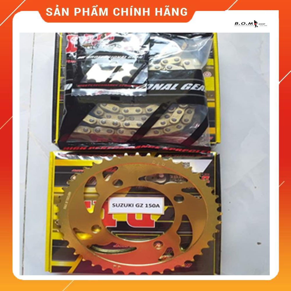 SUZUKI / GZ150A - Nhông sên đĩa DID vàng nhập khẩu cao cấp dành cho - SUZUKI GZ150A ( loại 12li )