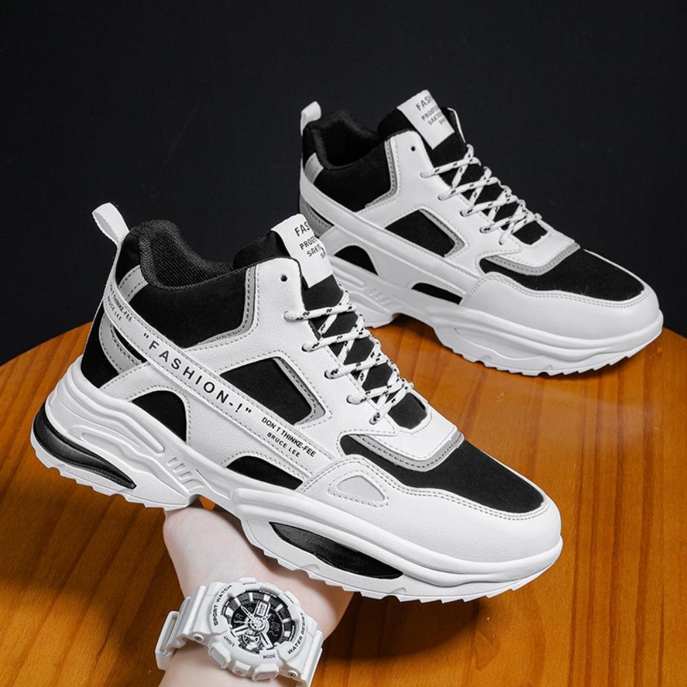 Giày thể thao Sneaker nam WTAH cao cổ đế tăng chiều cao dễ phối đồ đi cực êm chân 2022 - Xoài Store
