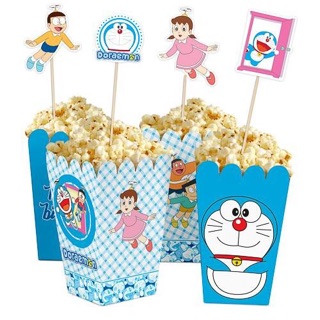 Set trang trí tiệc sinh nhật để bàn ĐOREMON