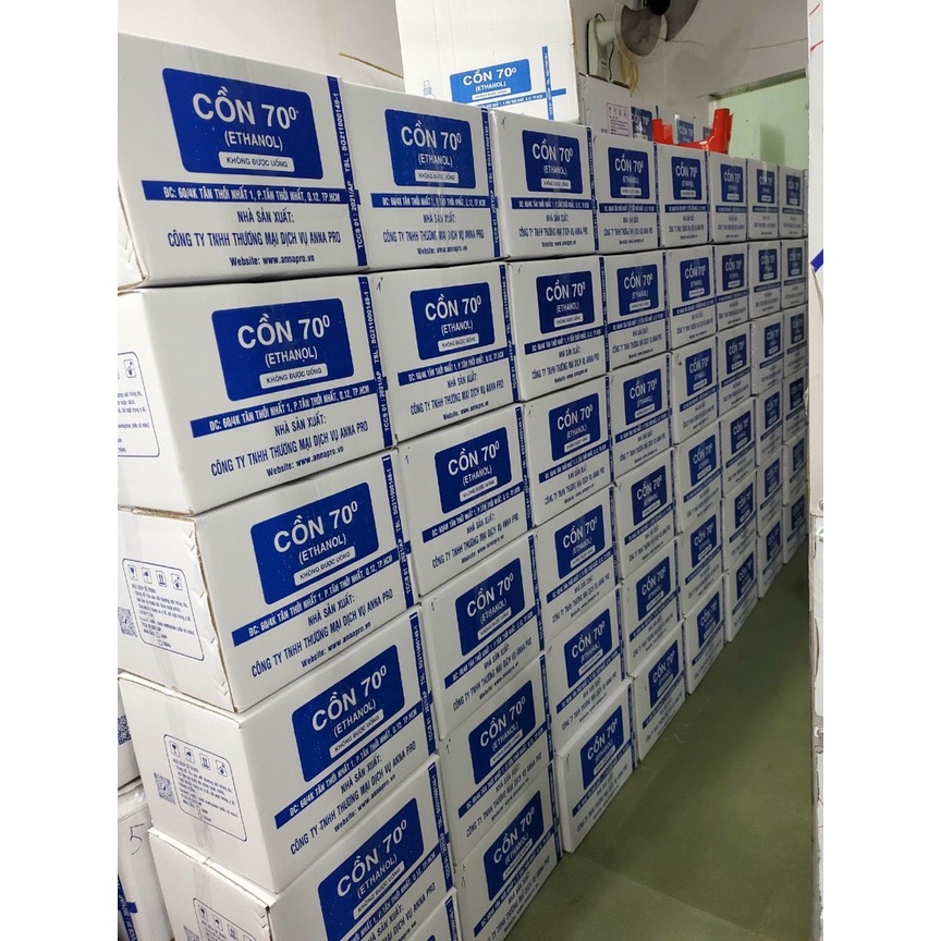 Cồn Y Tế Rửa Tay Sát Khuẩn 70 Độ Can 4,5 lít