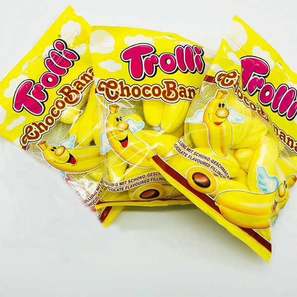 Kẹo Trolli Choco Bananas vị Chuối 150g