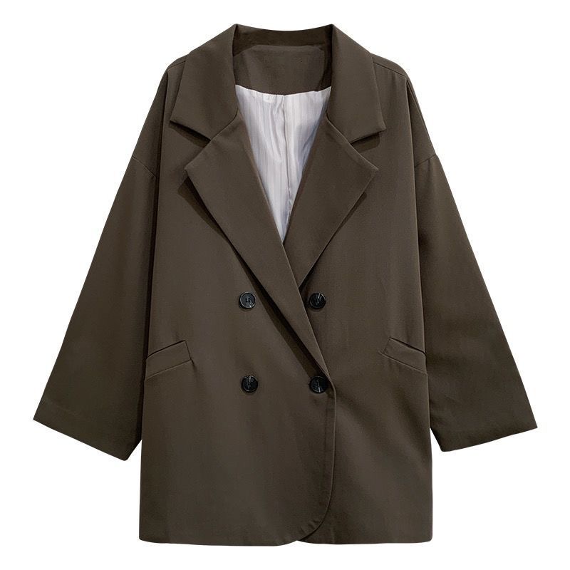 Áo blazer form rộng dài trơn 2 lớp dày dặn chất lượng tốt SẴN ĐỦ SIZE | WebRaoVat - webraovat.net.vn