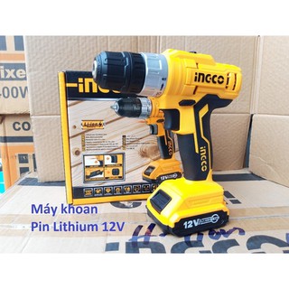 Máy khoan pin dùng pin lithum 12v ingco cdli1221
