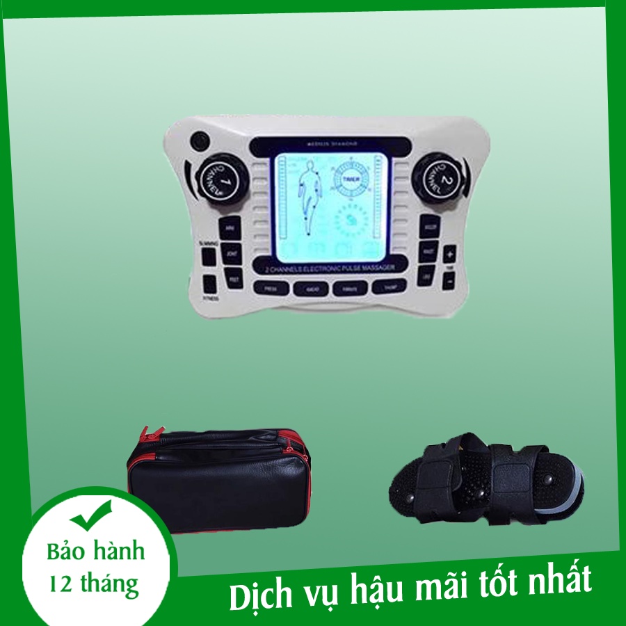 Máy Massage Xung Điện, Máy Mát Xa Xung Điện Trị Liệu 4 Miếng Dán Máy xung điện trị liệu, Máy điện xung SYK-308B