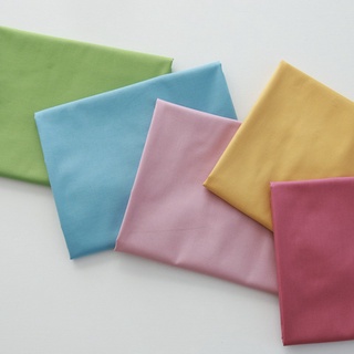 [5 MÀU]Vải cotton 100% tự nhiên🍒Chuanshui🍒khổ vải 110cm, MÀU TRƠN- vải đẹp handmade, quilt, may quần áo, túi, mũ cao cấp